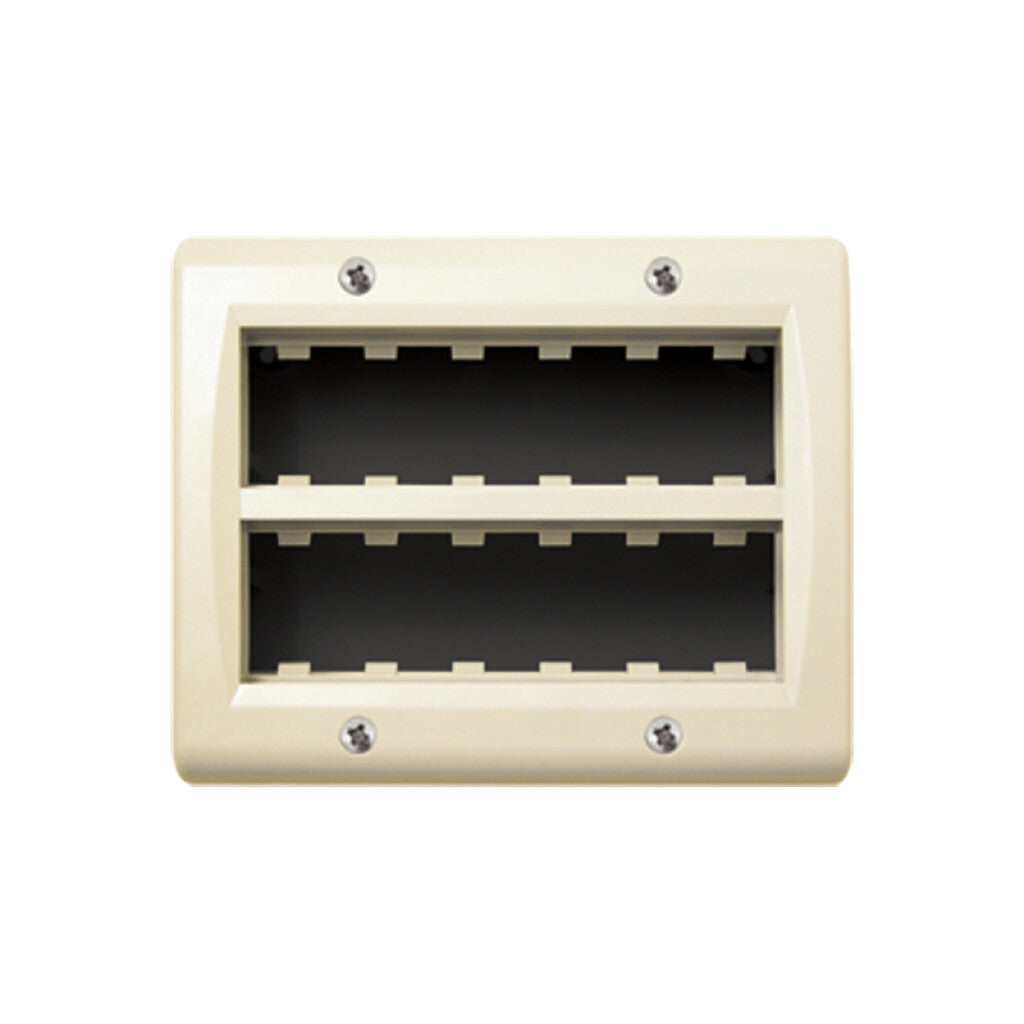 Caja ext. para 12 módulos (2x6) marfil - Ave - C55619