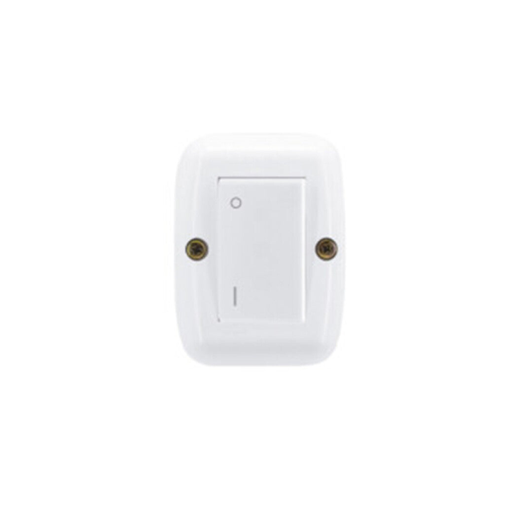 Caja exterior 1 módulo interruptor bipolar blanco - M47204