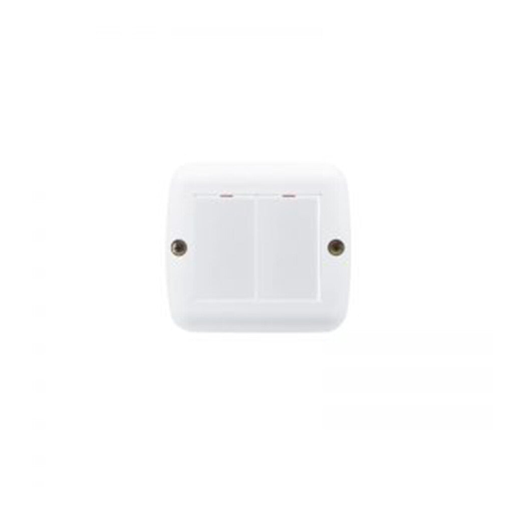 Caja exterior 2 módulos c/2 unipolares blanco - M47230
