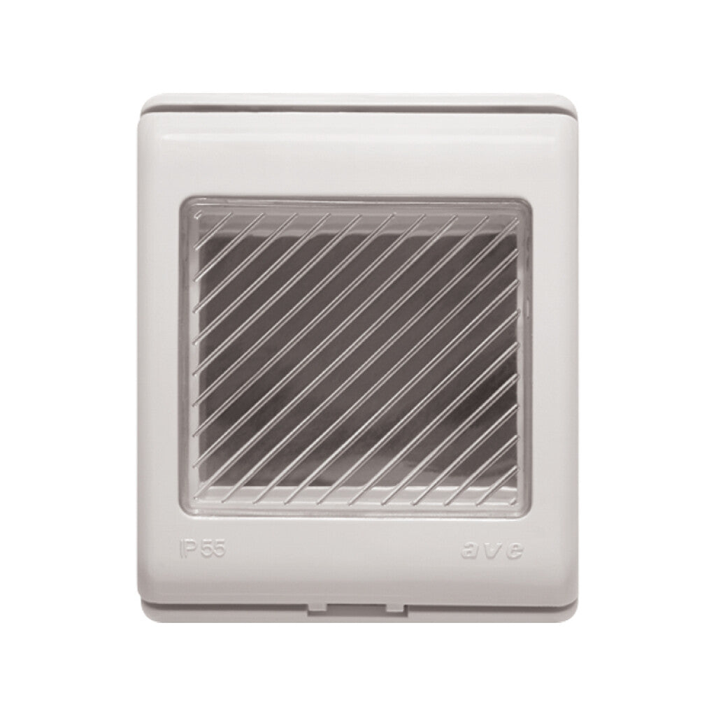 Caja exterior 2 módulos gris c/membrana - Ave - C55632