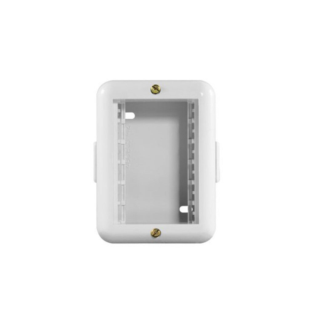 Caja exterior 3 módulos blanca - Atenea - M48704