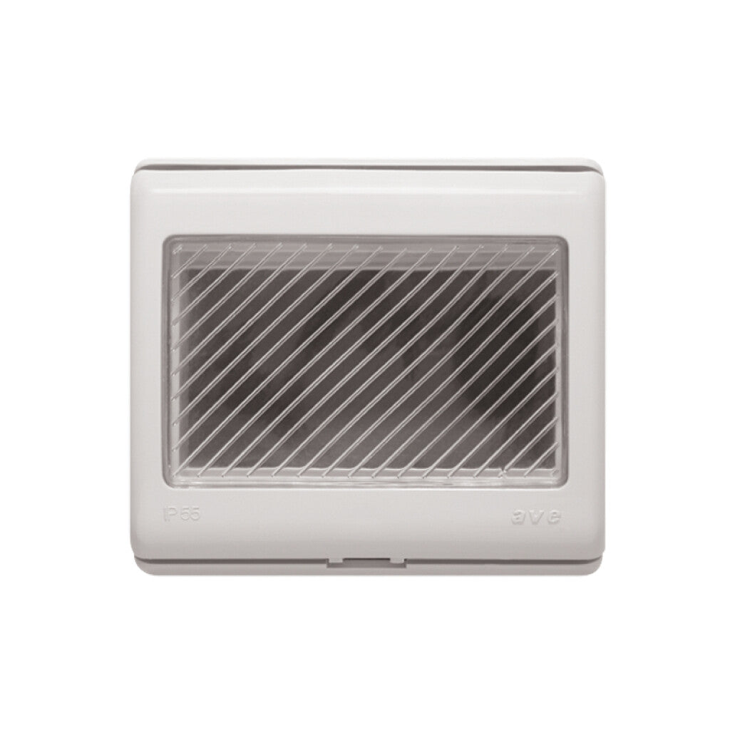 Caja exterior 3 módulos gris c/membrana - Ave - C55633