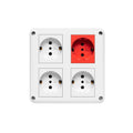 Caja exterior 8 módulo blanca - Atenea - M48708