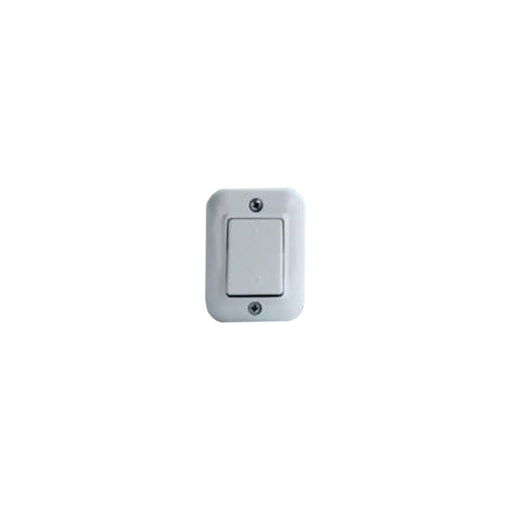 Caja exterior con bipolar 10A blanco, Vulcano - M41124