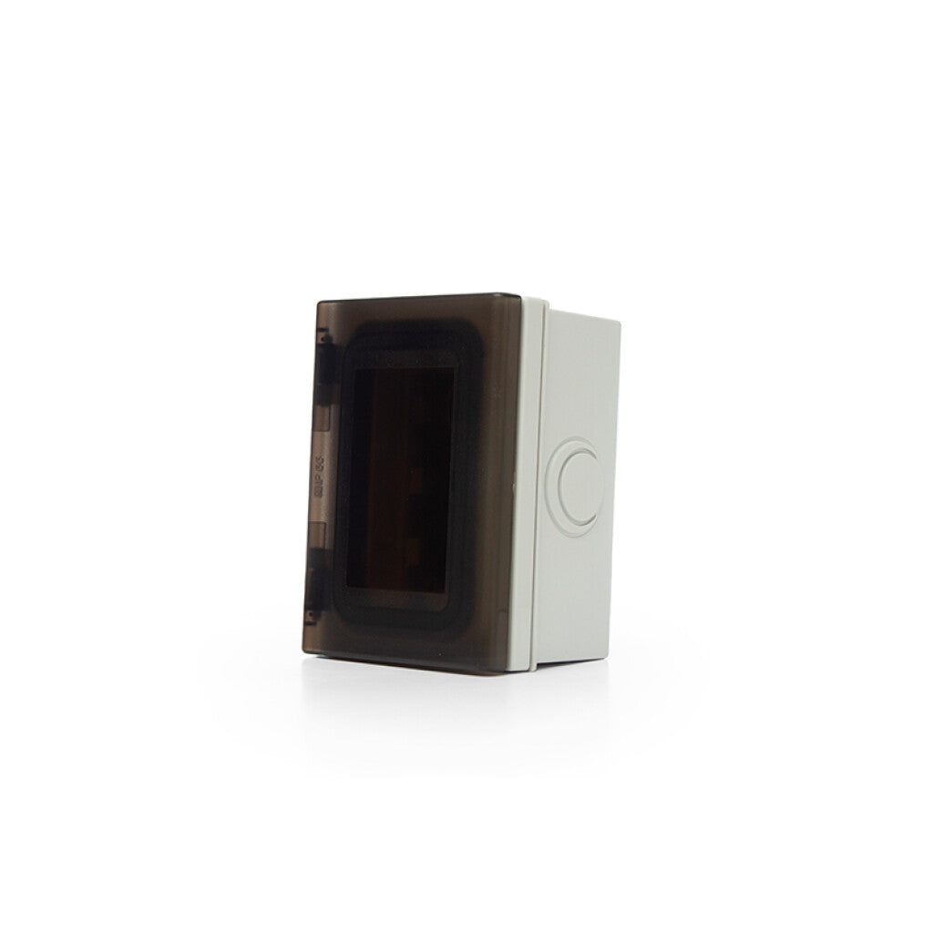 Caja exterior de 3 mód tapa estanca IP55 gris Sica - SK3073