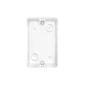 Caja exterior p/plaqueta c/grampa 3 módulos blanca - M48732
