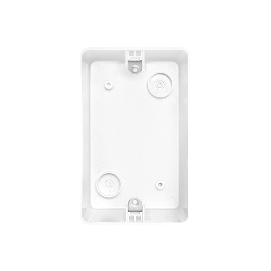 Caja exterior p/plaqueta con grampa 3 módulos gris - C36224