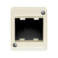 Caja exterior para 2 módulos marfil - Ave - C55605