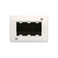 Caja exterior para 3 módulos blanco - Ave - C55611