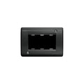 Caja exterior para 3 módulos negro - Ave - C55611N