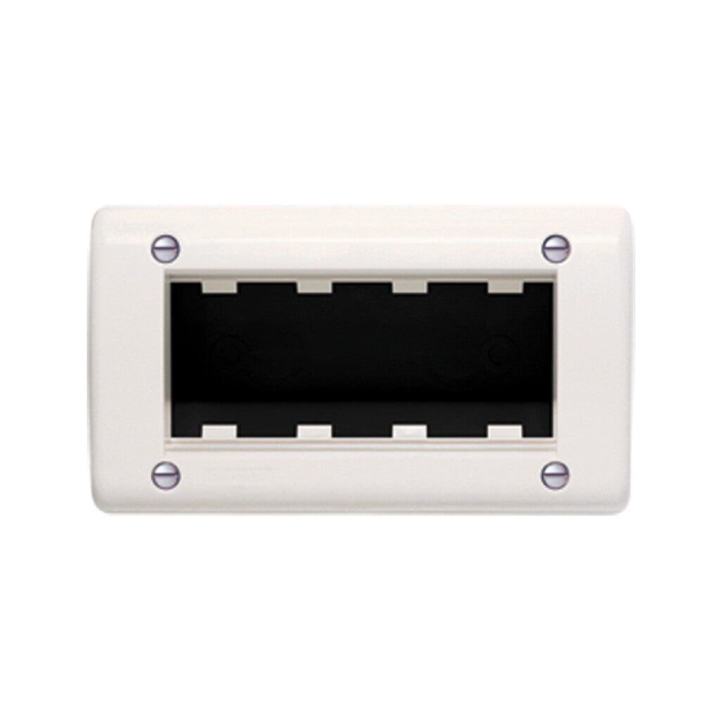 Caja exterior para 4 módulos blanco - Ave - C55616