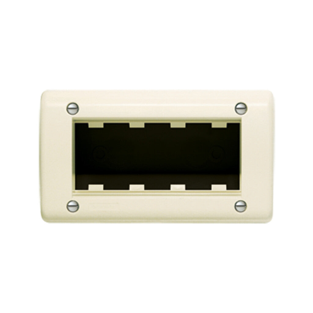 Caja exterior para 4 módulos marfil - Ave - C55615