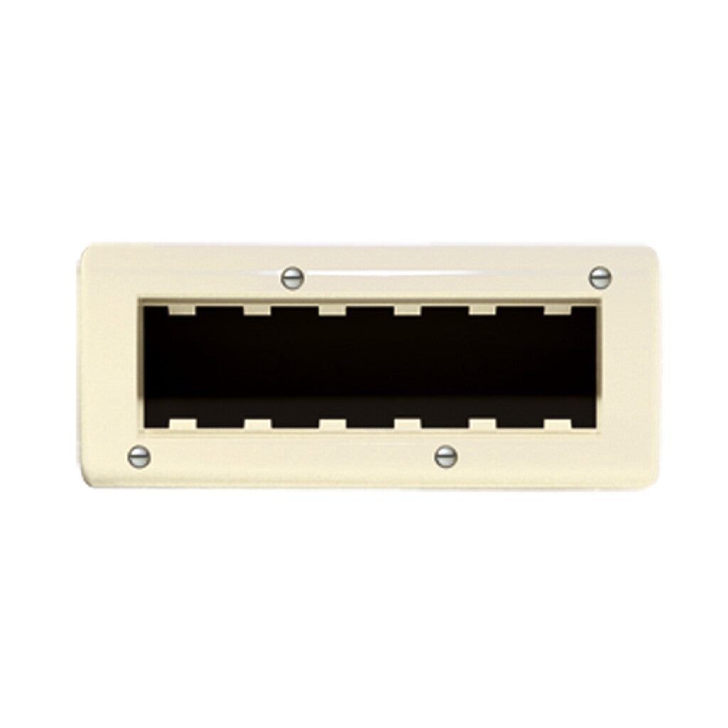 Caja exterior para 6 módulos marfil - Ave - C55608