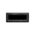 Caja exterior para 6 módulos negro - Ave - C55606N