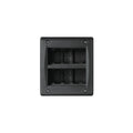 Caja exterior para 8 módulos (2x4) negro - Ave - C55623N