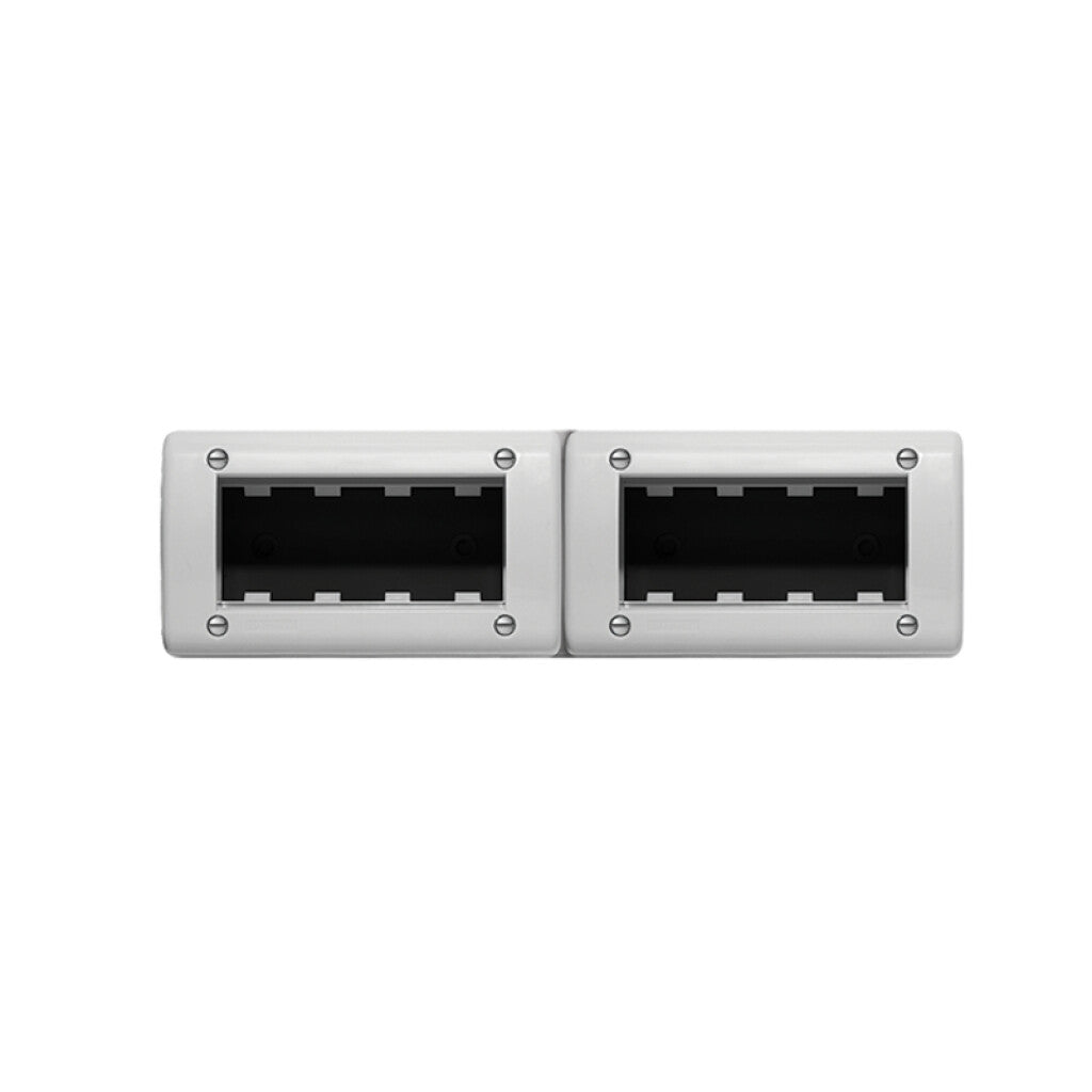 Caja exterior para 8 módulos gris - Ave - C55617