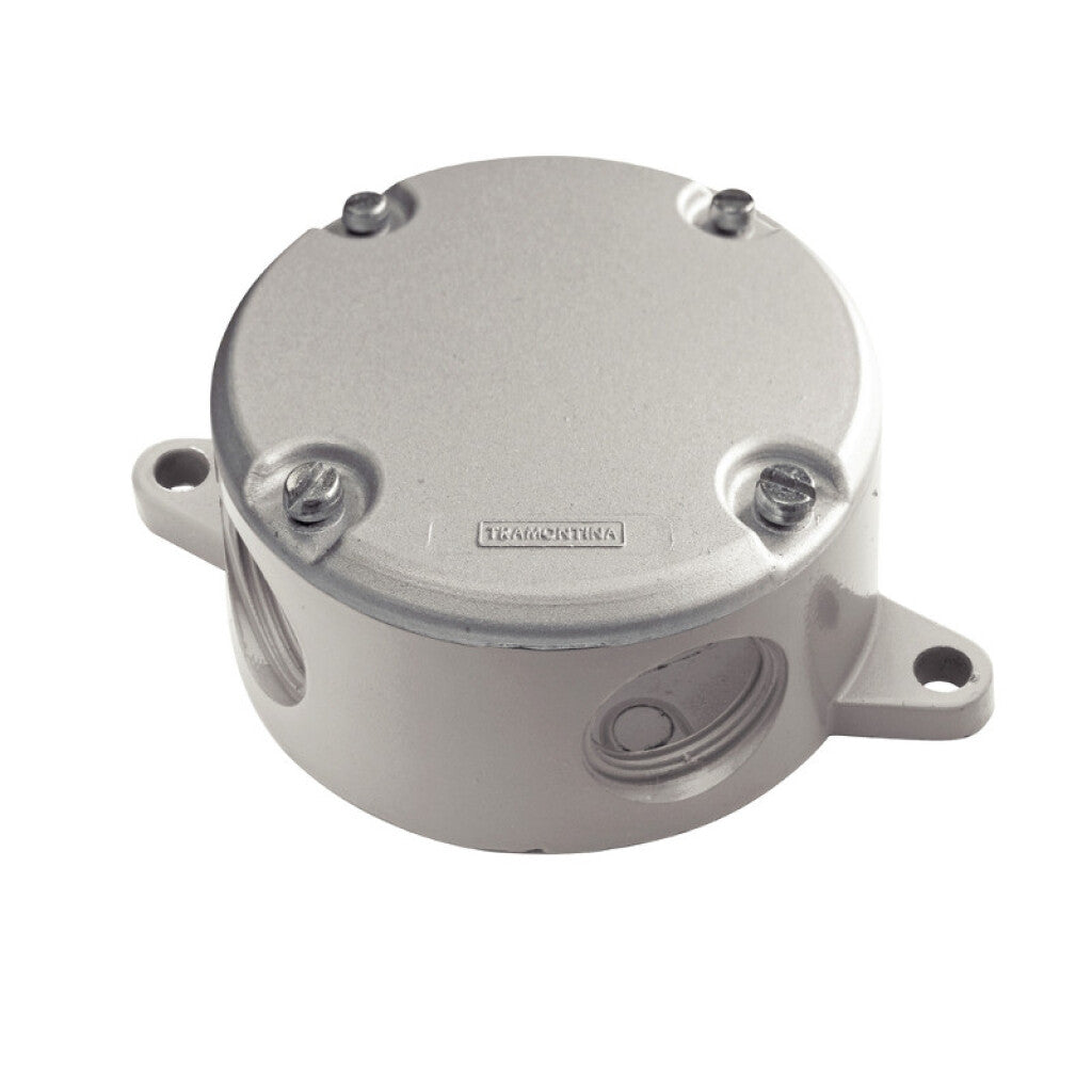Caja múltiple con tapa, redonda, rosca 3/4" -TRAMONTINA - TE6104