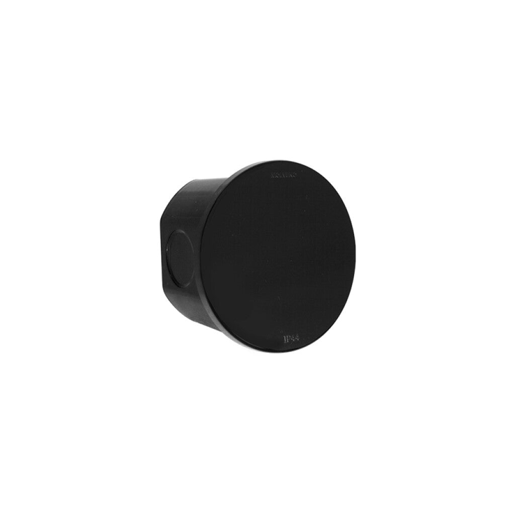 Caja negra estanca IP44 redonda Ø80x50mm - C36252