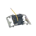 Caja p/piso o mueble de 3 módulos, color aluminio - LJ3802