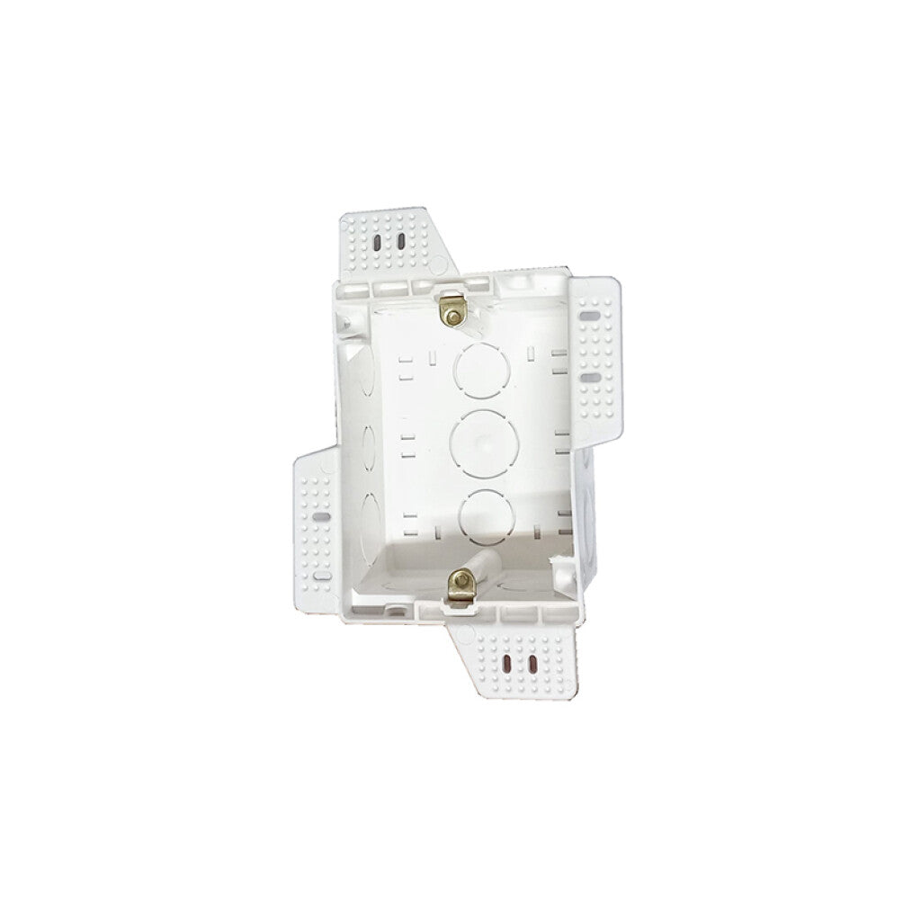 Caja plástica blanca estructural 2x4" p/ yeso - C10424