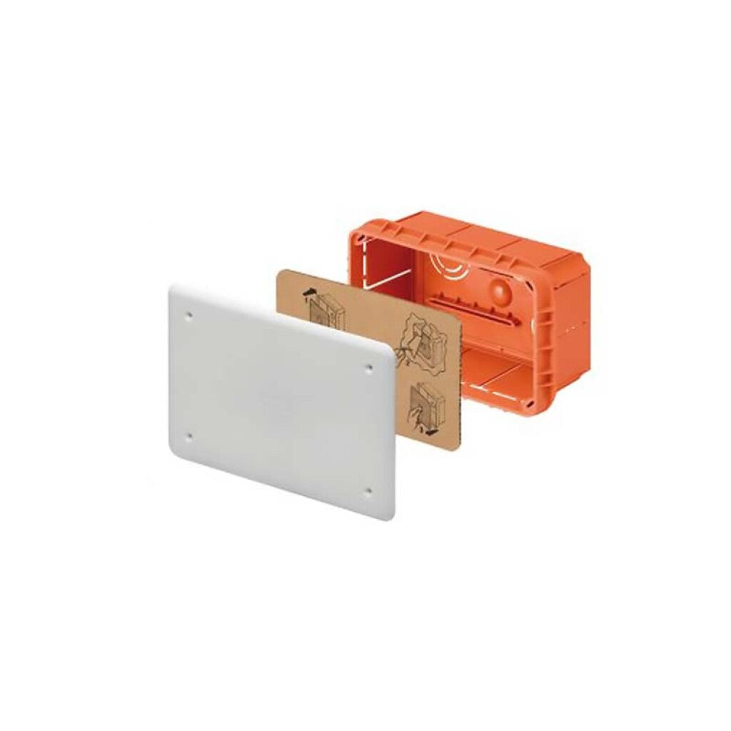 Caja plástica de embutir con tapa 152x98x70mm - GE8004