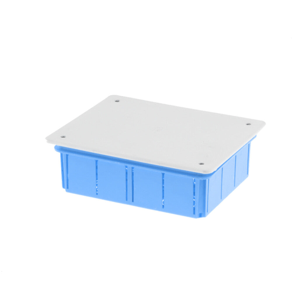 Caja plástica de embutir con tapa, 196x152x70mm - GR1016