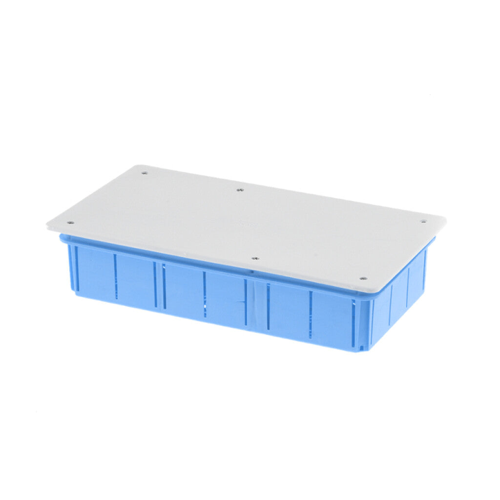 Caja plástica de embutir con tapa, 294x152x70mm - GR1018