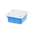 Caja plástica de embutir con tapa, 92x92x45mm - GR1006