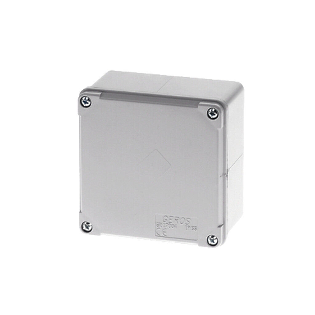 Caja plástica estanca s/salidas 100x100x60mm IP65 - GR7004