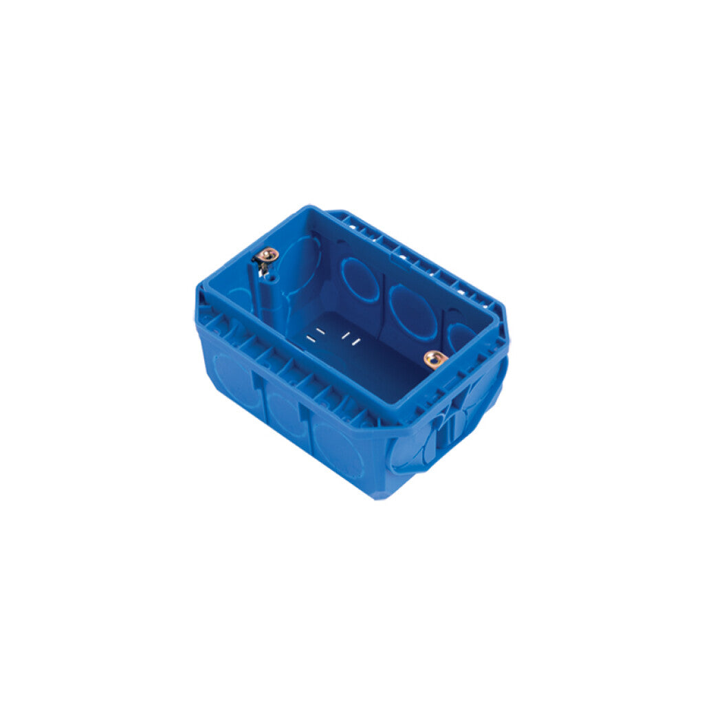 Caja rectang. plástica azul embutir 2x4" aut.URSEA - C10215X