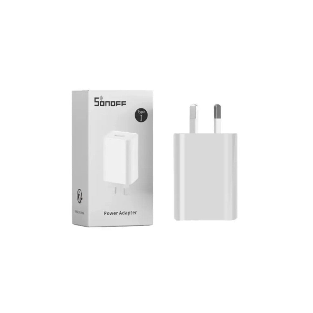 Cargador USB Standard 2A 5V tipo I blanco SONOFF - SO0223