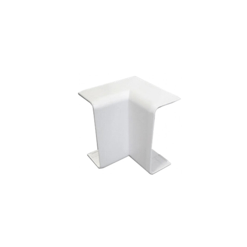 Codo exterior blanco para ducto 100x50mm - TA5081