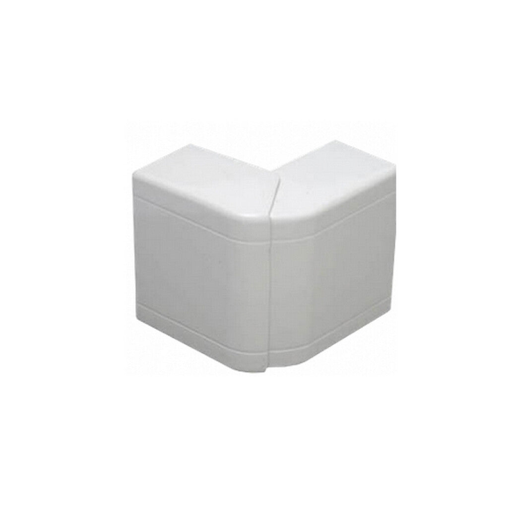 Codo externo blanco para ducto 100x50mm - ZO0762