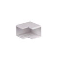 Codo externo blanco para ducto 18x21mm - ZO0313
