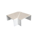 Codo plástico 90° blanco para ducto 100x50mm - ZO0764