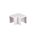Codo plástico 90° blanco para ducto 18x21mm - ZO0312