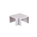 Codo plástico 90° blanco para ducto 40x30mm - ZO0743