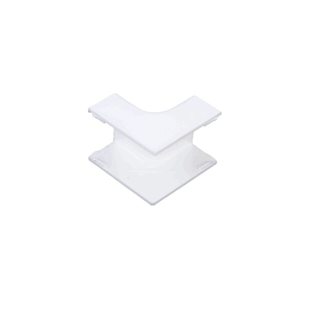 Codo plástico interno 13x7mm blanco - DX0214