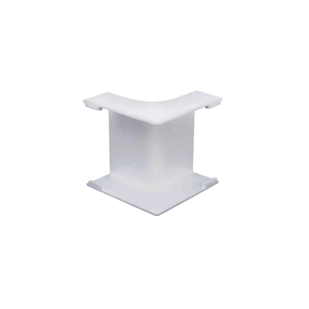 Codo plástico interno 20x12mm blanco - DX0414