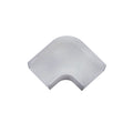 Codo plástico plano 90° 13x7mm blanco - DX0212