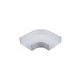 Codo plástico plano 90° 20x12mm blanco - DX0412