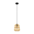 Colgante varillas madera 1xE27 Ø240mm MONTEZUELO - EG0876