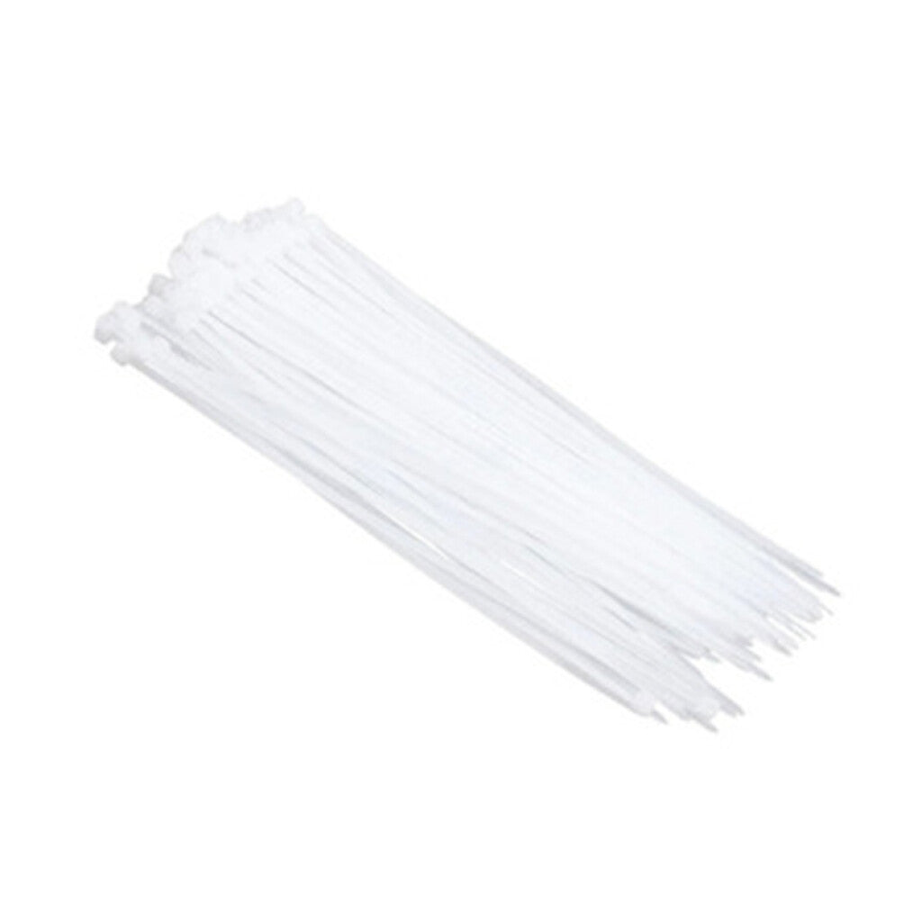 Collarín blanco 4,8x190mm 100 unidades - WI2219