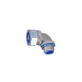 Conector a 90° Ø¾" BSP p/caño acero flex. IP65 - ZO1837