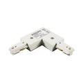 Conector blanco en "L" para riel de 3 vías - PH9333
