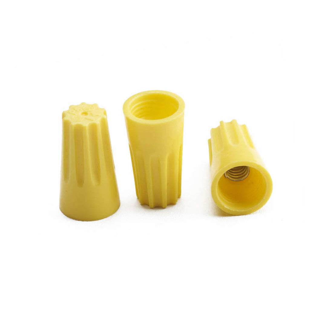 Conector de giro roscado 2,5-10mm² amarillo 100un. - HR3220