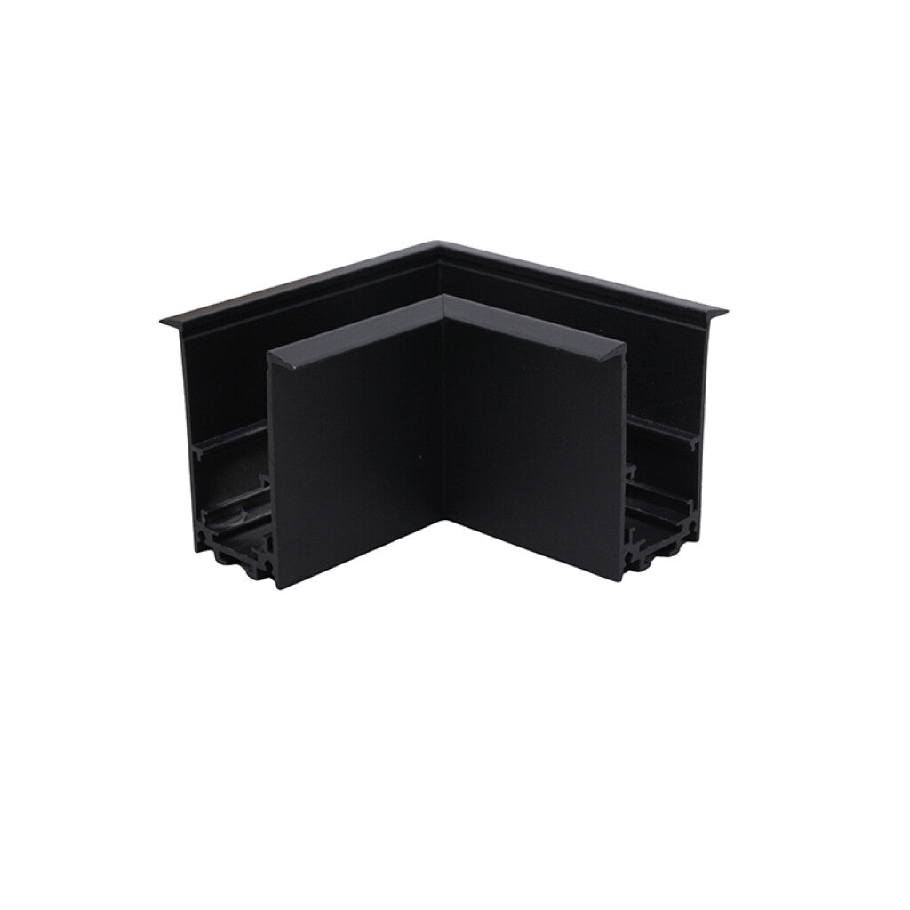 Conector en L horizontal p/riel magnético embutir - IX4314X