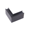 Conector en L horizontal p/riel negro 100x100mm - IX4312