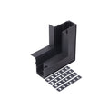 Conector en L vertical p/riel de embutir 100x100mm - IX4315