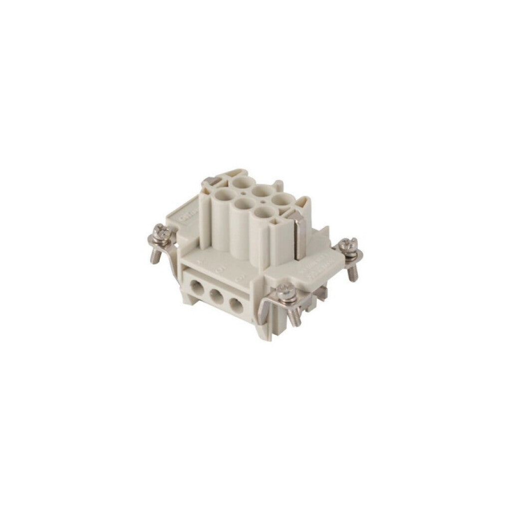Conector núcleo hembra 6P+T 16A 500V/6kV/3 - GH6003
